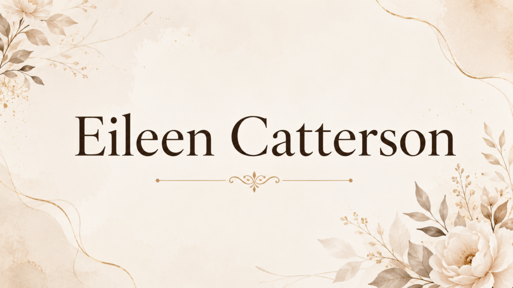 Eileen Catterson: The Inspiring Journey of a Trailblazing Professional